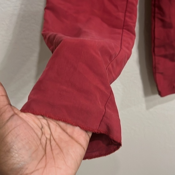 Old Navy Red High Waisted Pants with Belt Size S - Picture 8 of 11